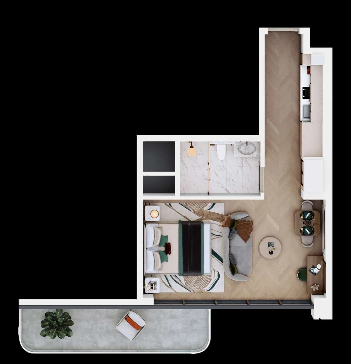 Vega 0 Bedroom
