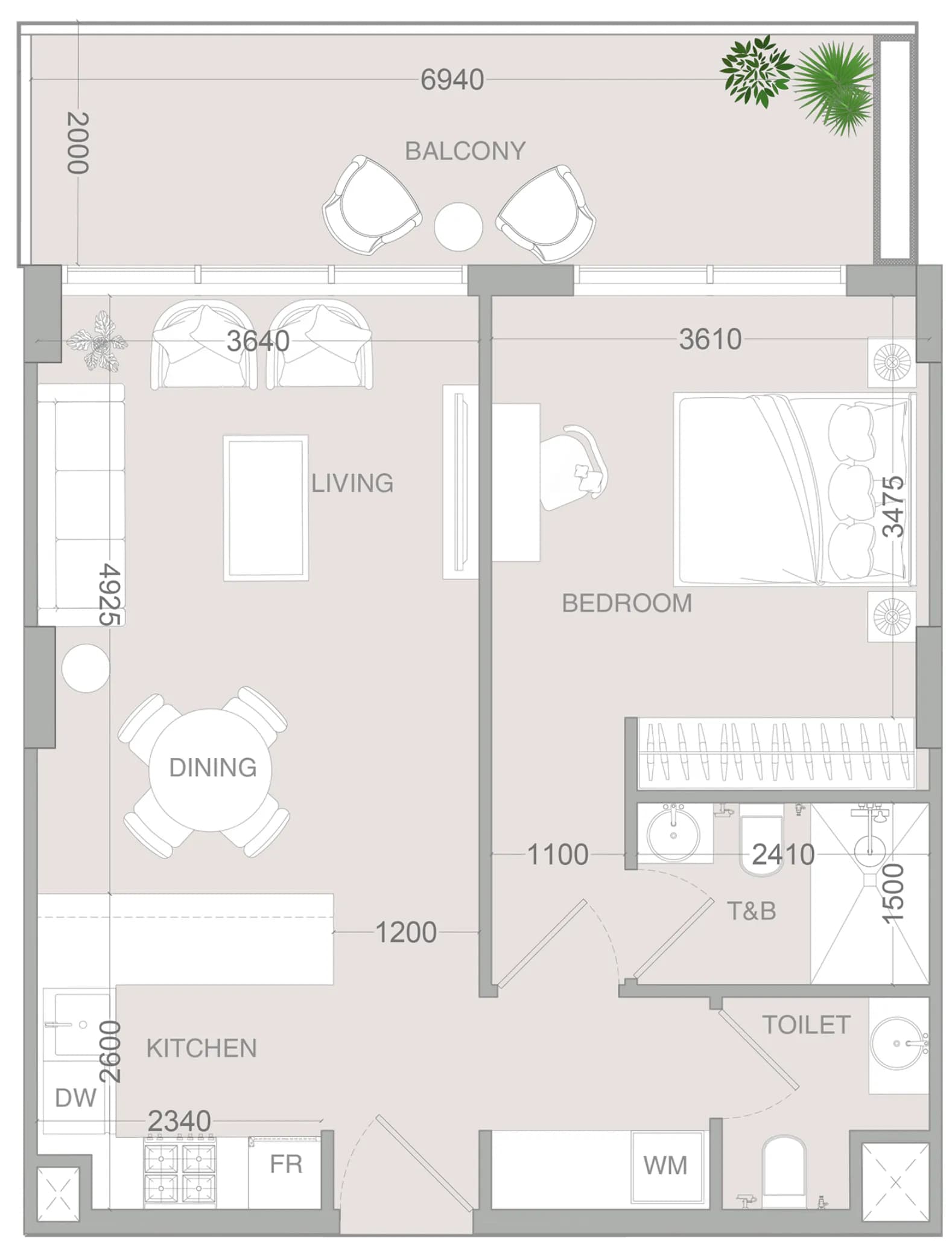 IR1DIAN PARK 2 1 Bedroom