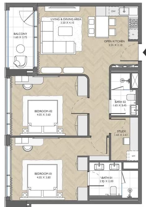 The Collective 2 Bedroom