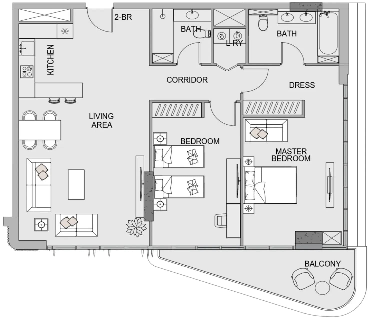 Edgewater Residences 1, 2 and 3 2 Bedroom