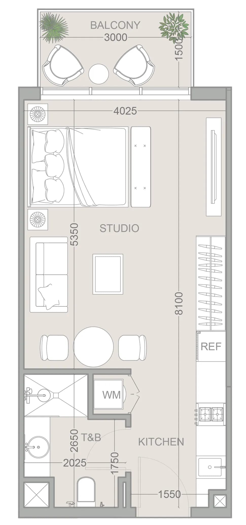 1WOOD Residence 2 0 Bedroom
