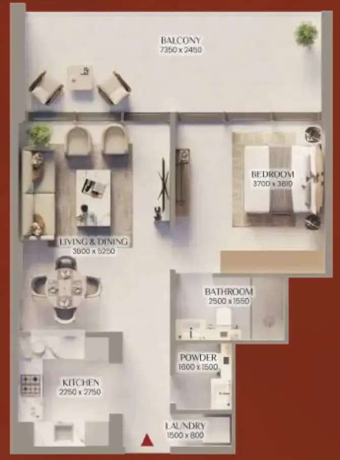 Bliss Tower 1 Bedroom