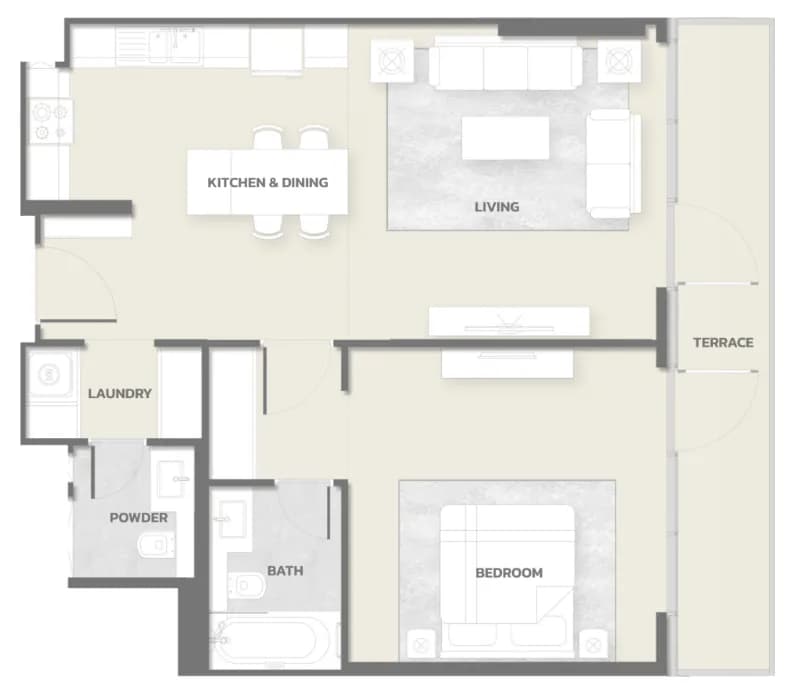 Tonino Lamborghini Residences 1 Bedroom