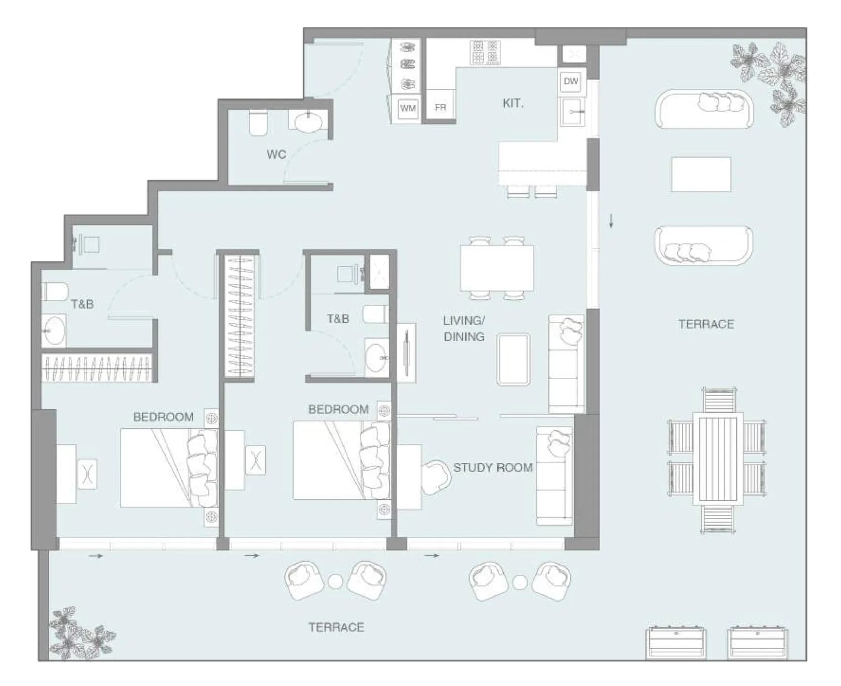 LUM1NAR 2.5 Bedroom