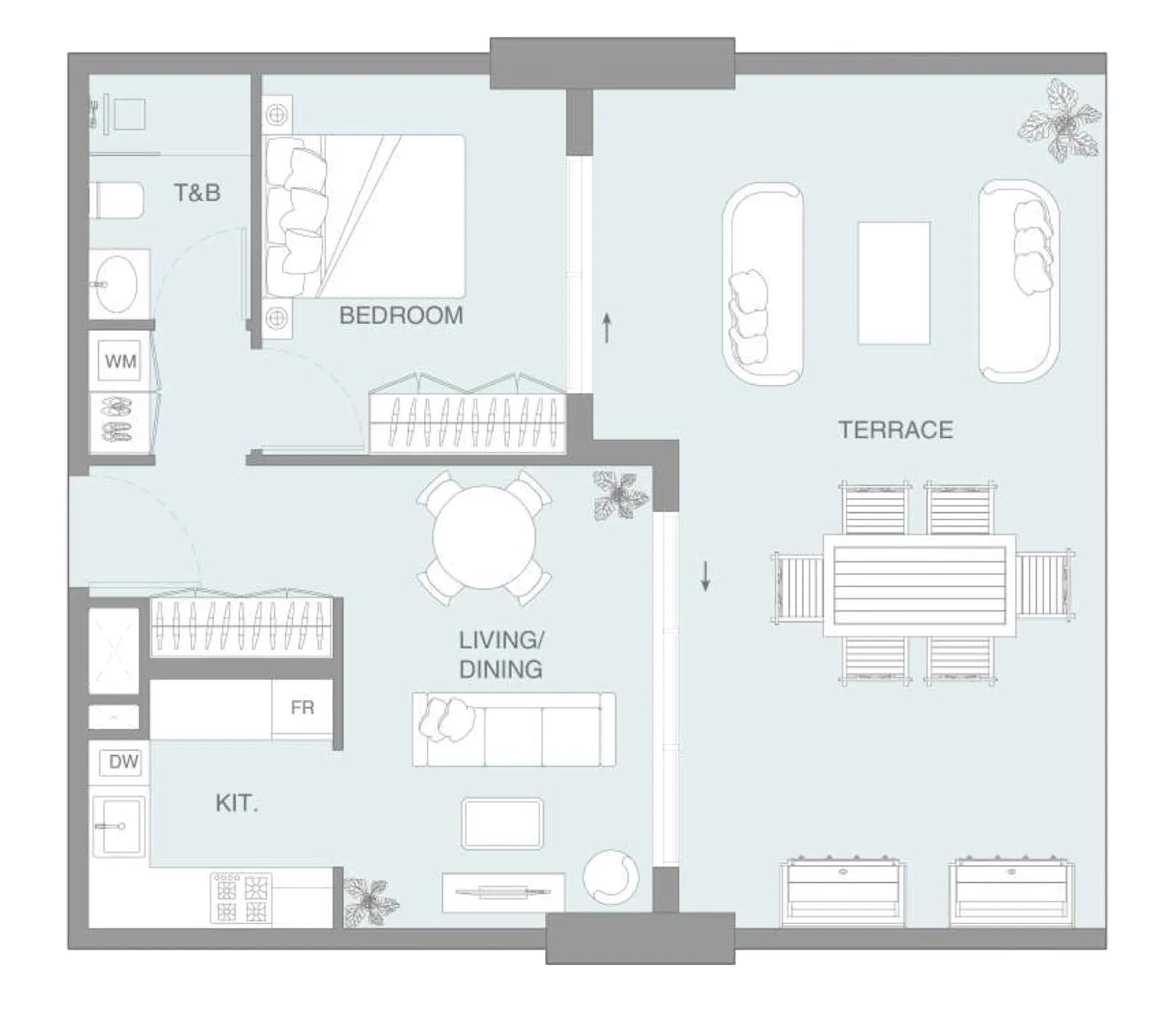 LUM1NAR 1 Bedroom