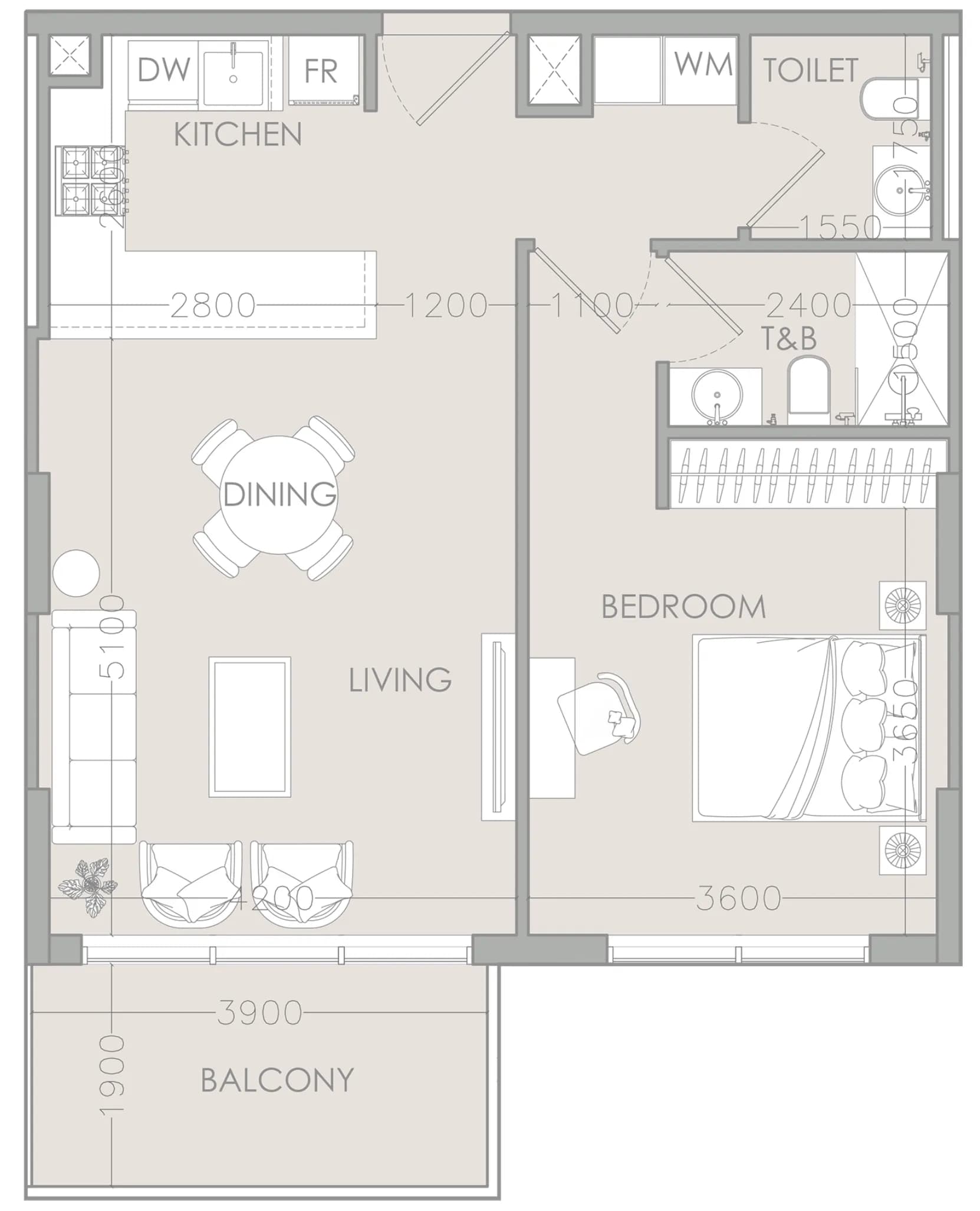 IR1DIAN PARK 1 Bedroom