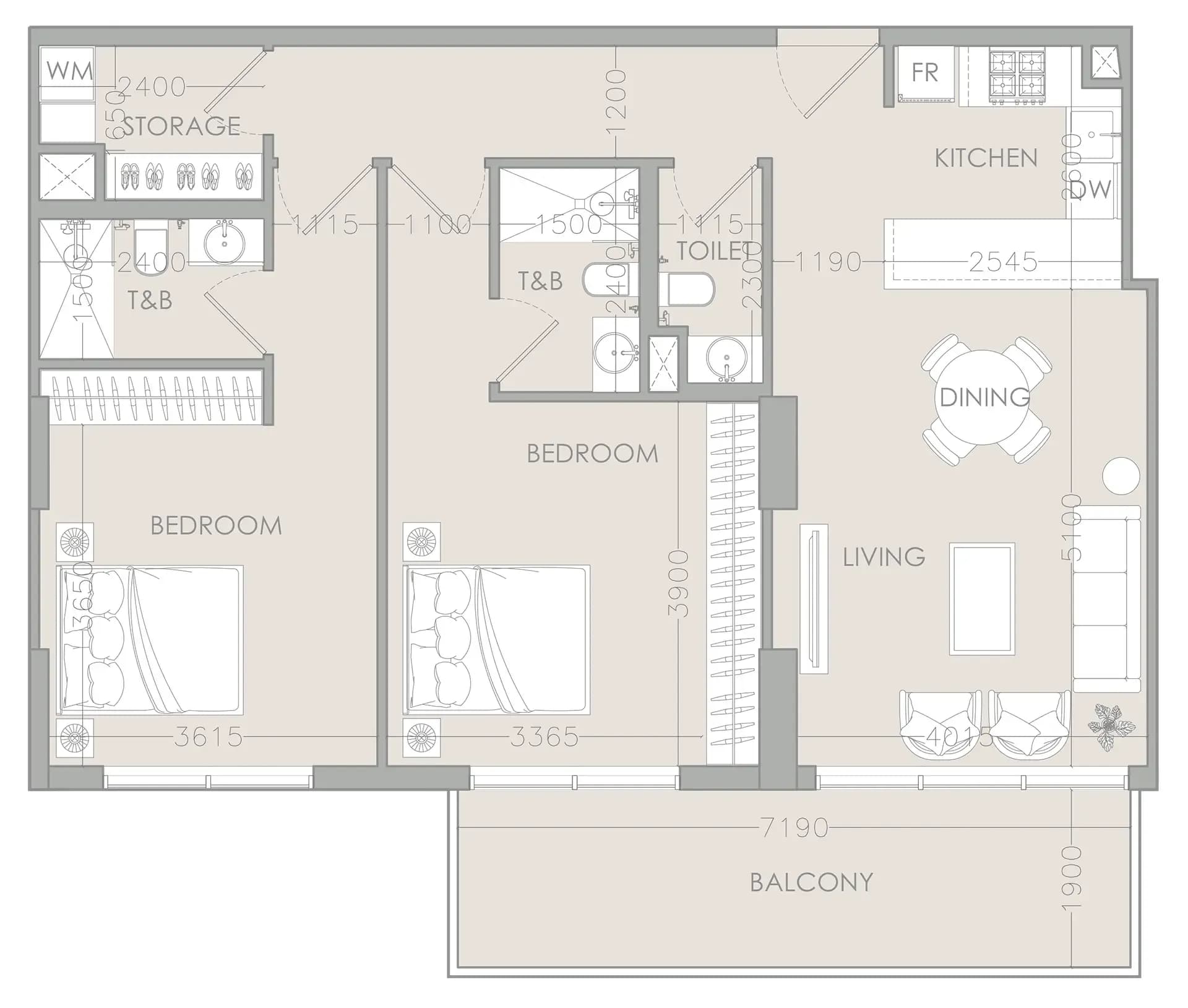 IR1DIAN PARK 2 Bedroom
