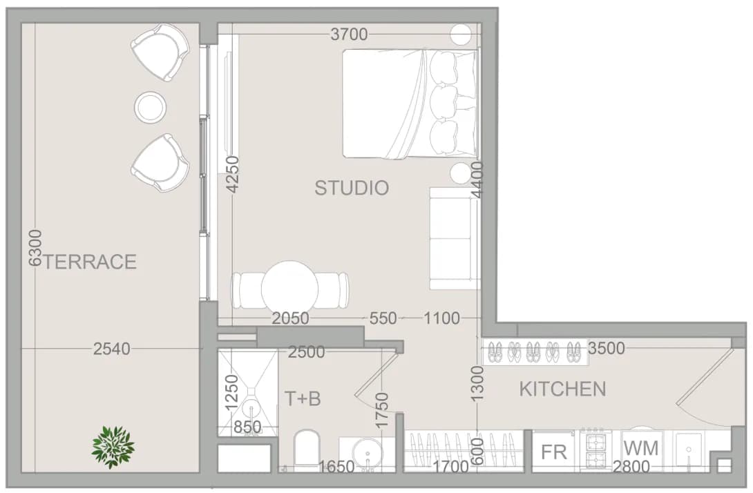 TETR1S Tower 0 Bedroom