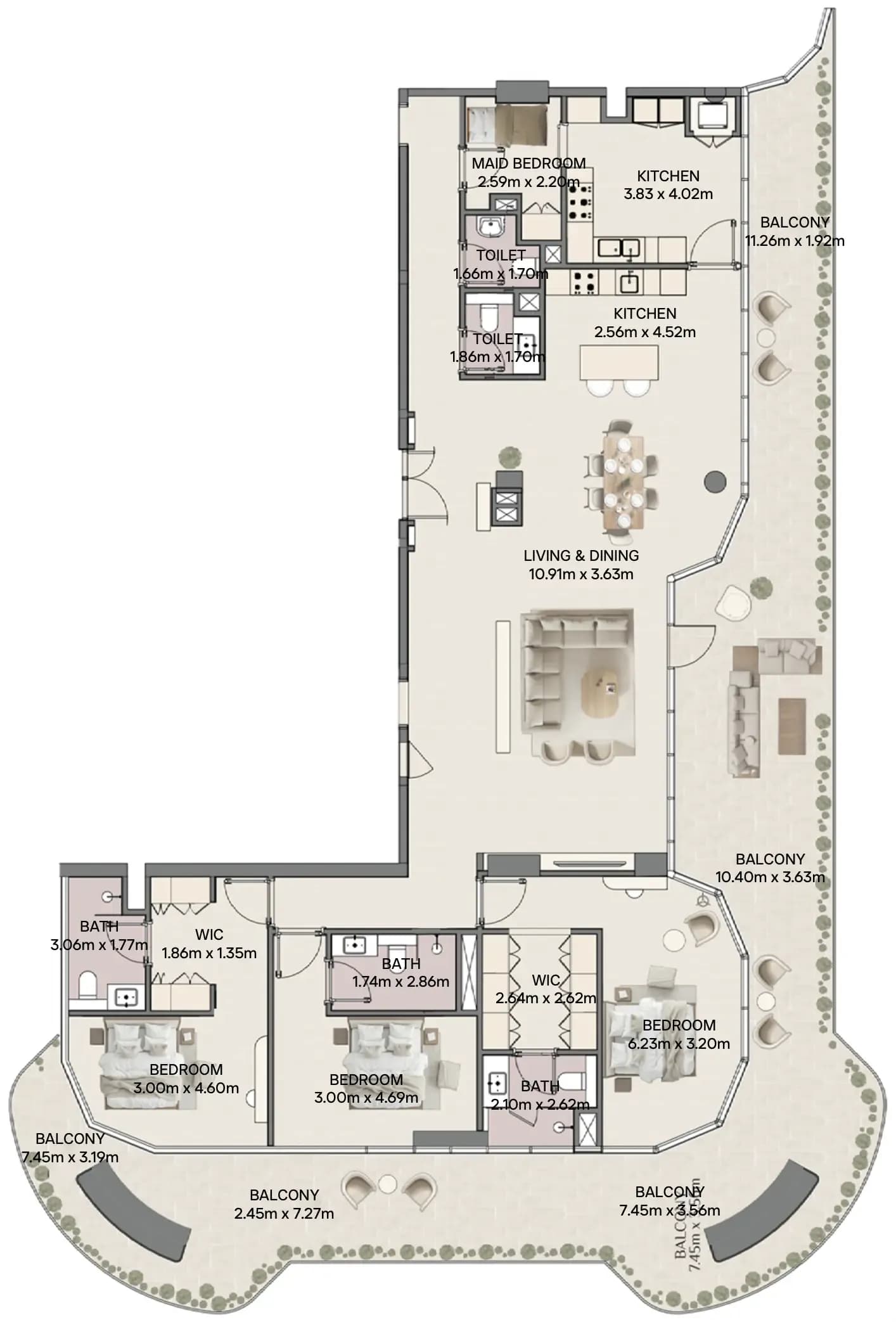 Mirasol II 3 Bedroom