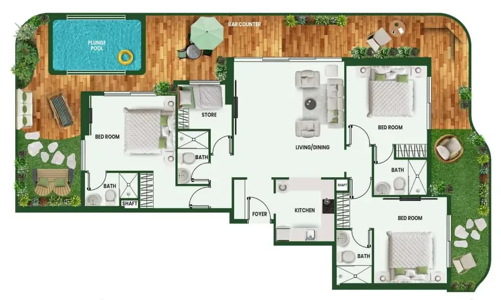 Vincitore Wellness Estate 3 Bedroom