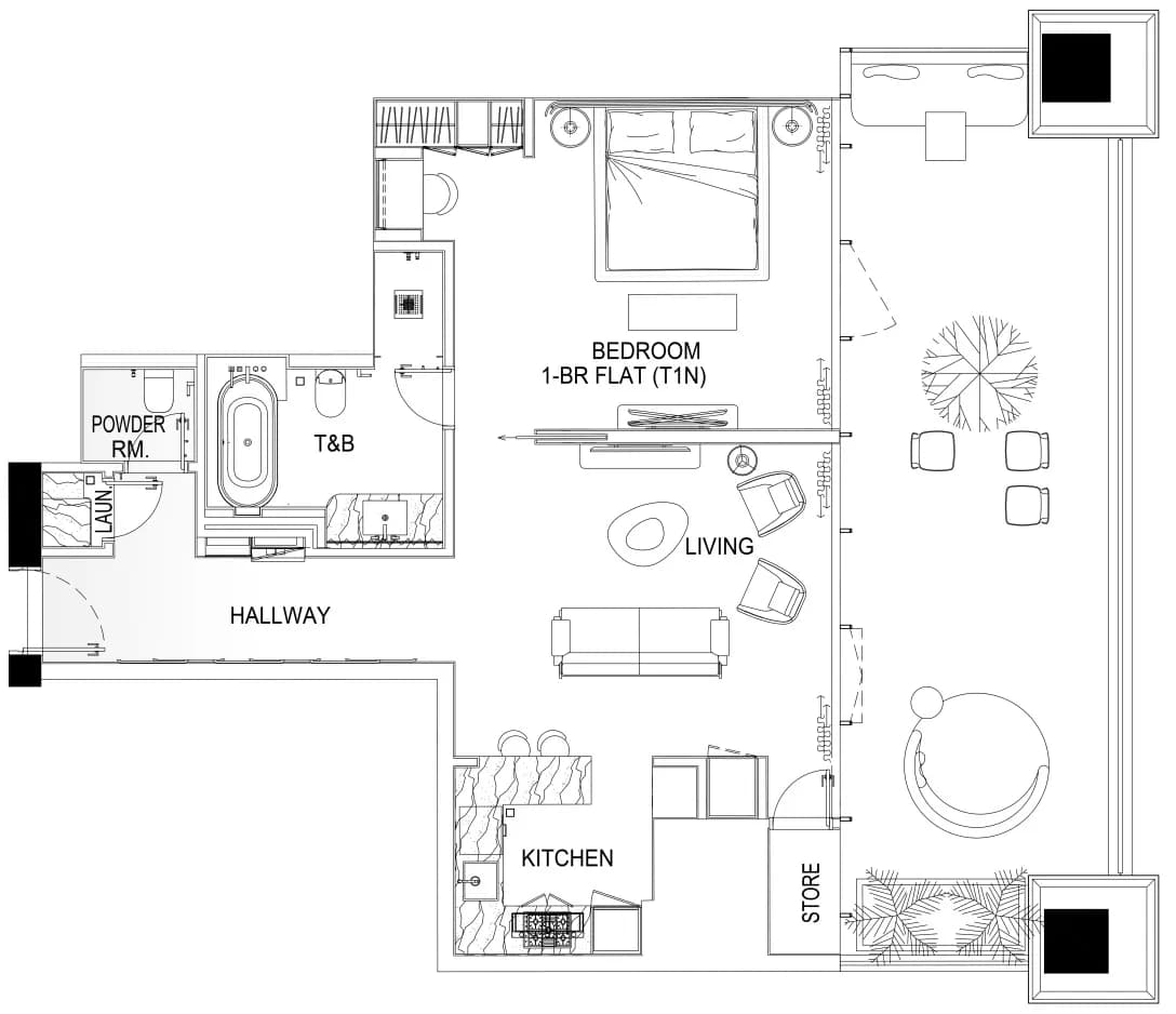 DaVinci 1 Bedroom
