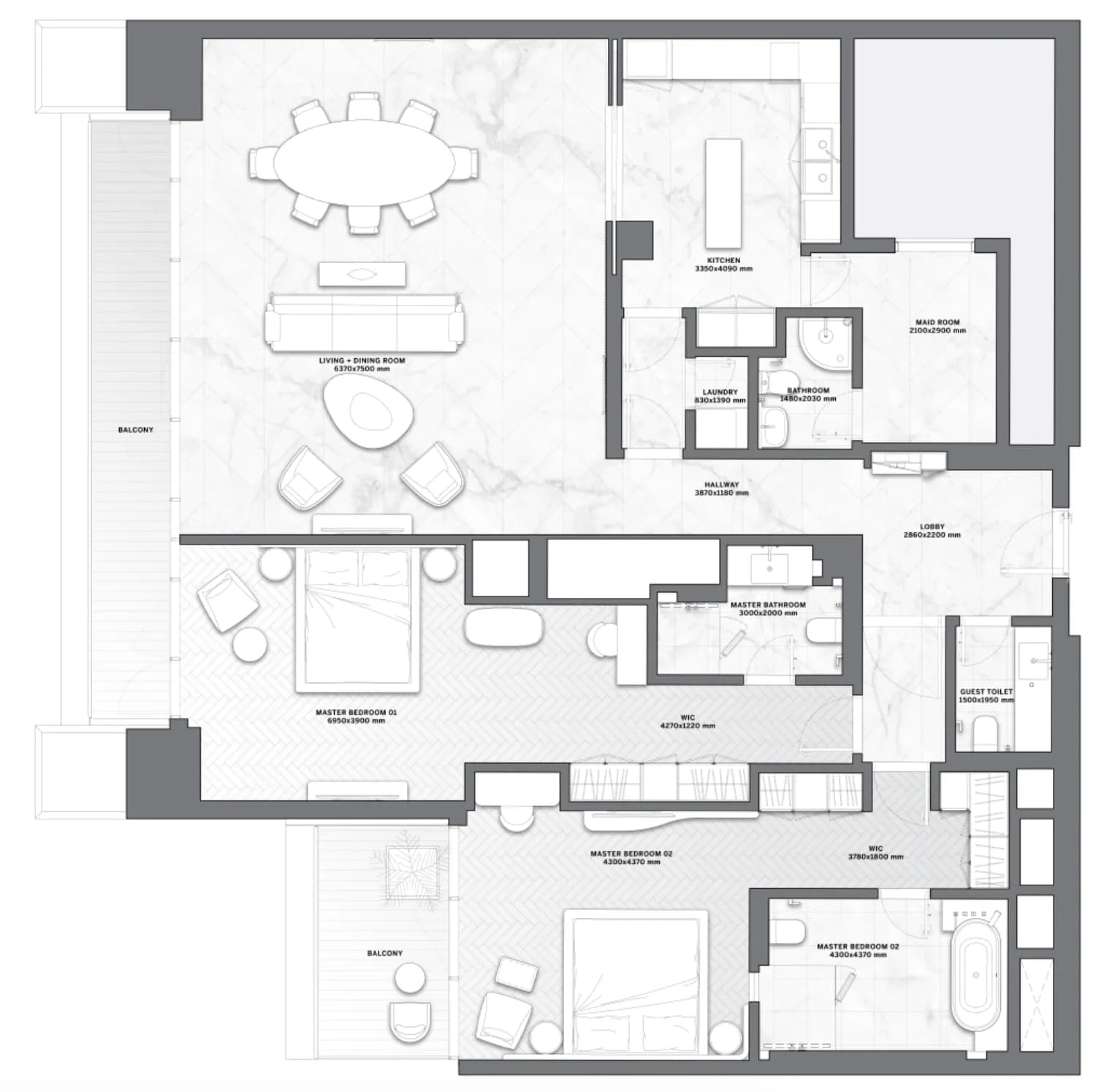 DaVinci 2 Bedroom