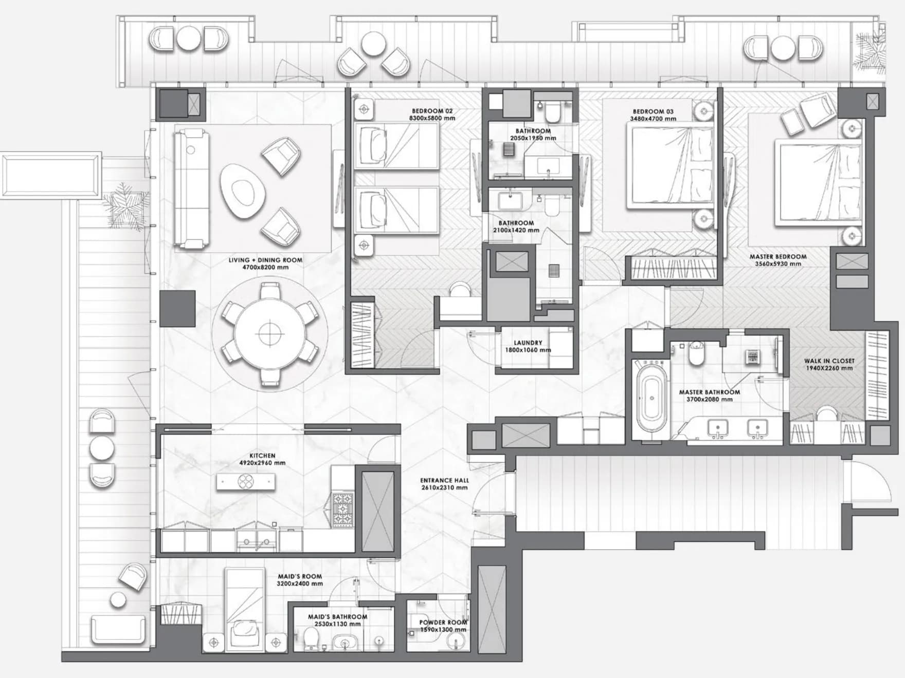 DaVinci 3 Bedroom