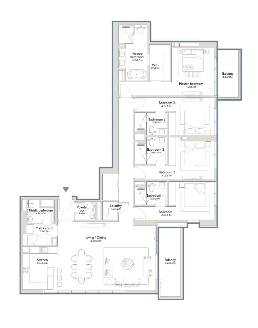 Serenia District East Residences 4 Bedroom