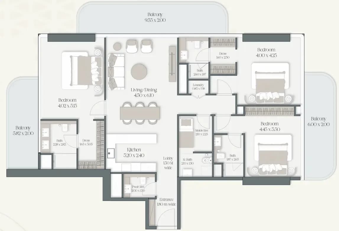 The Caden by Prescott 3 Bedroom