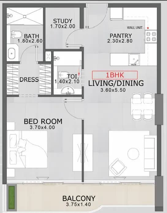Floarea Skies 1 Bedroom