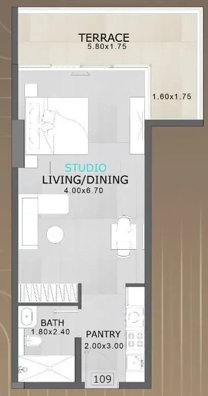 Floarea Skies 0 Bedroom
