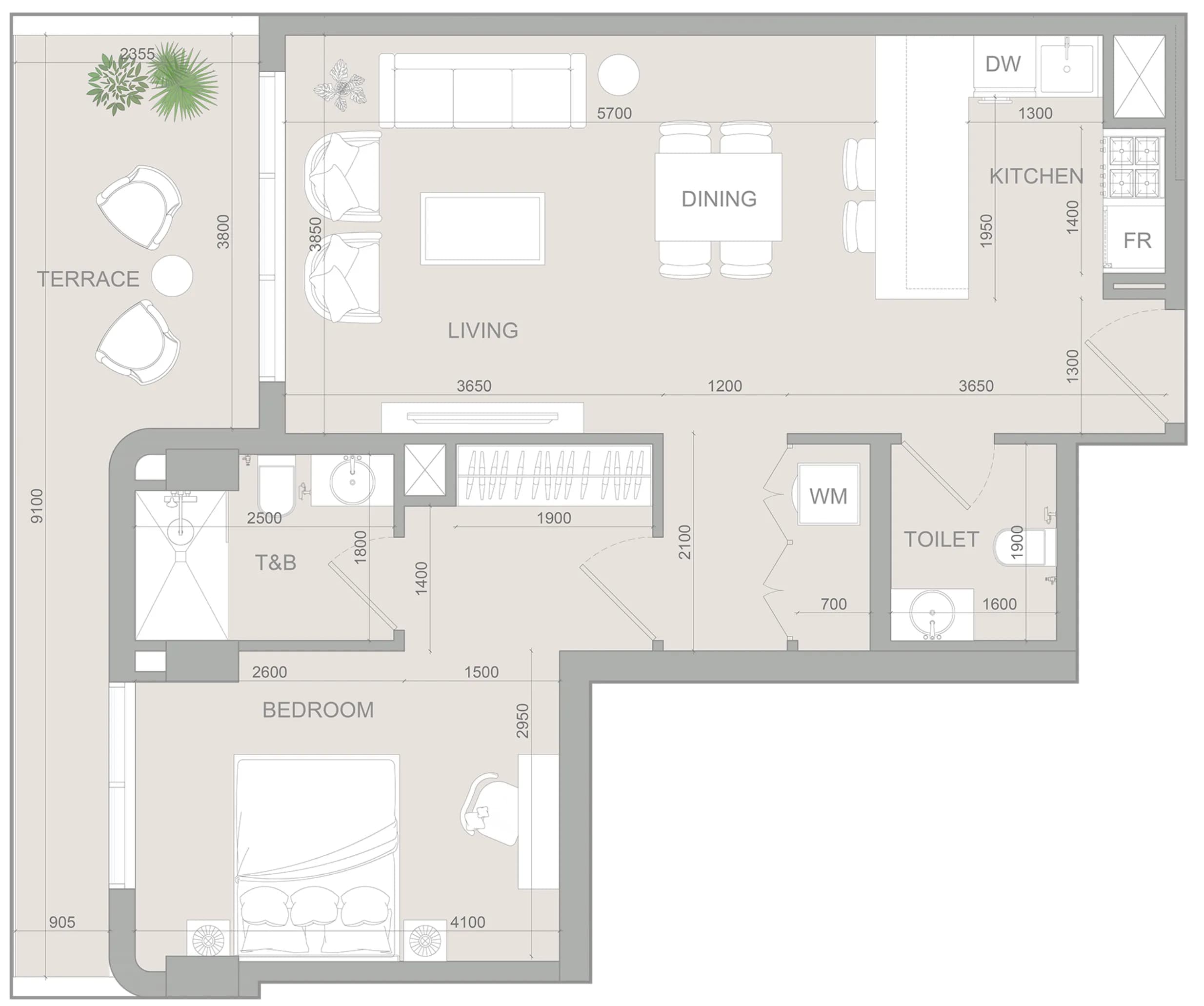 S1LVA Park 1 Bedroom