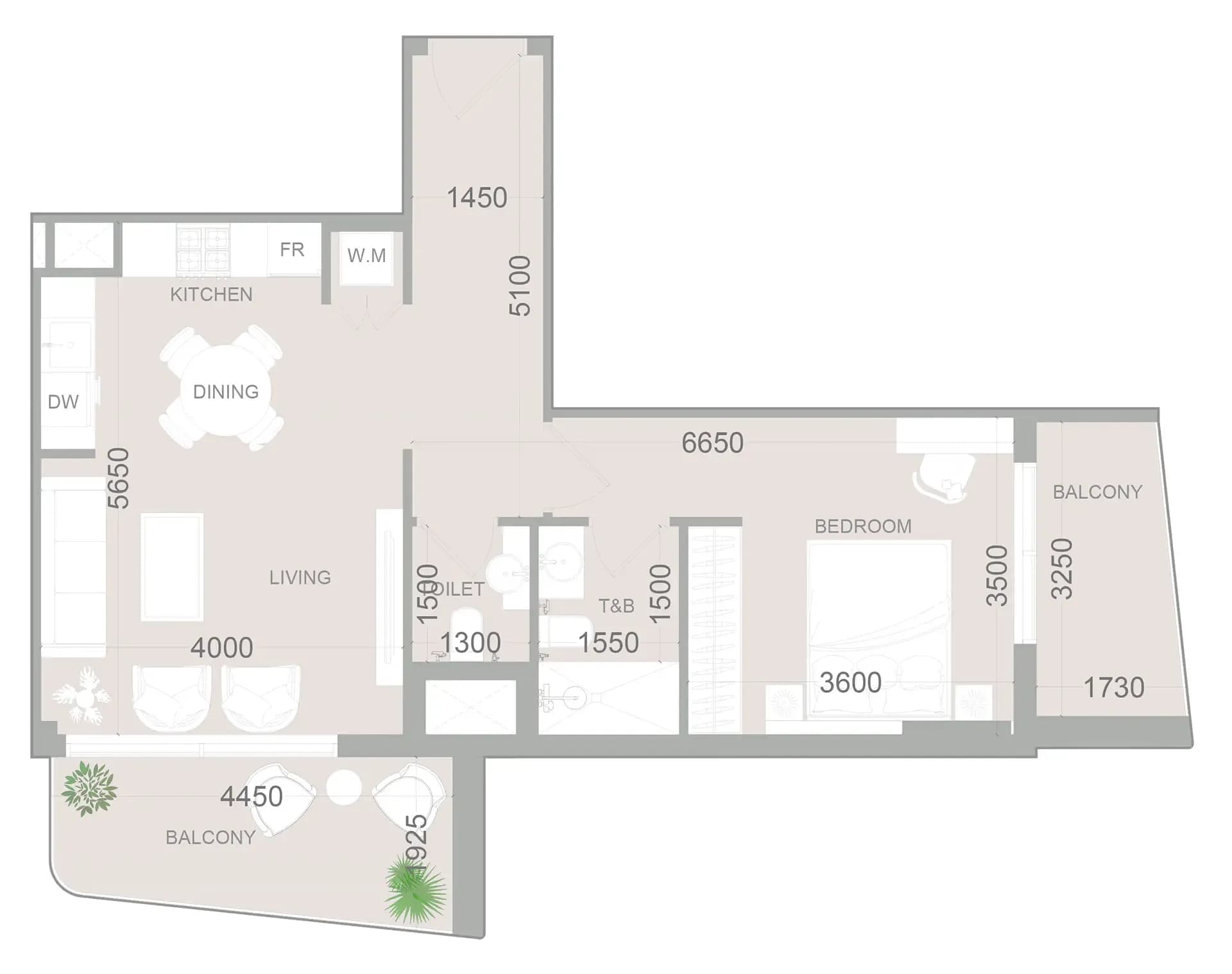 ELAR1S Sky 1 Bedroom