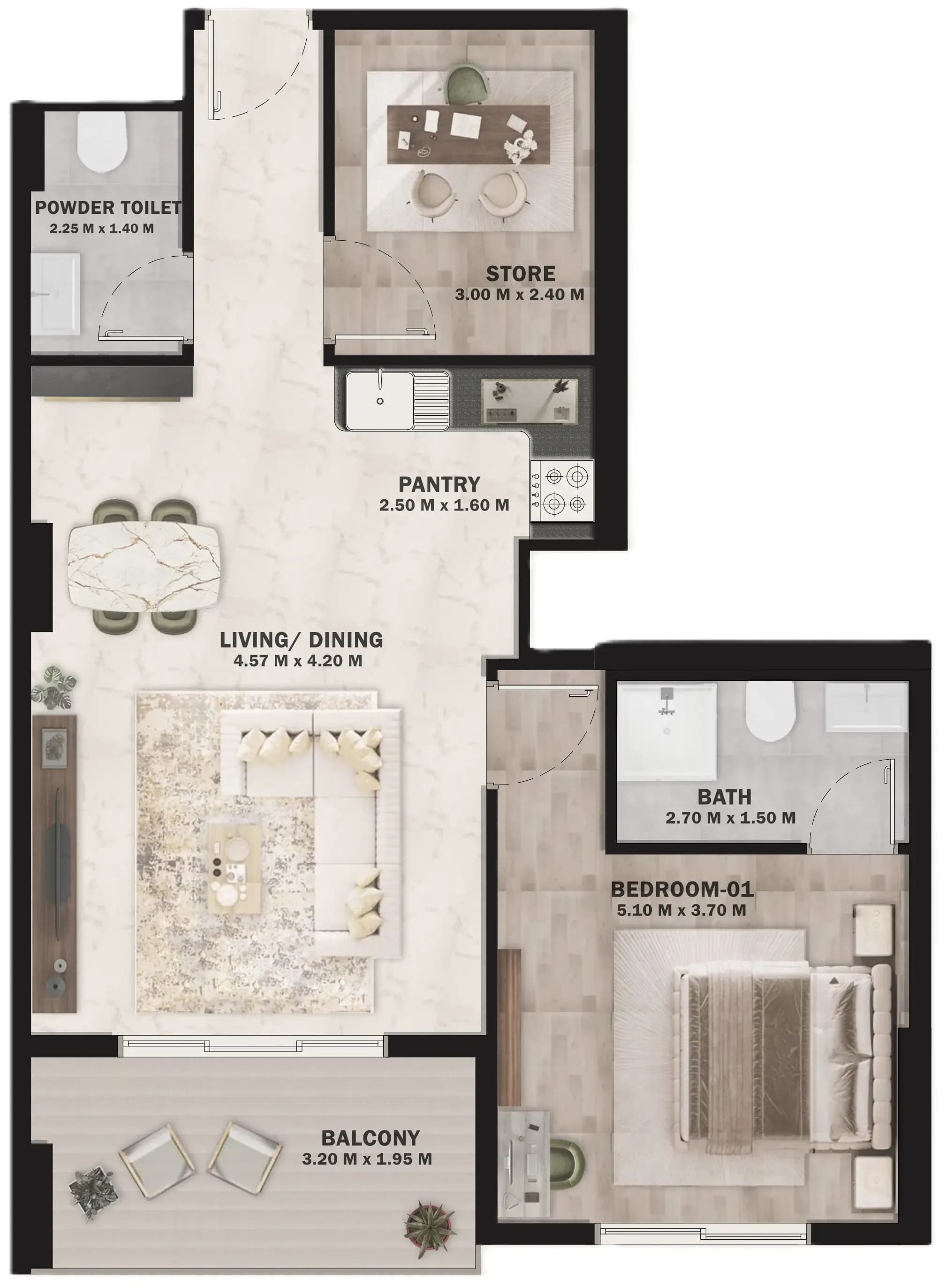 VOI Residence 1 Bedroom