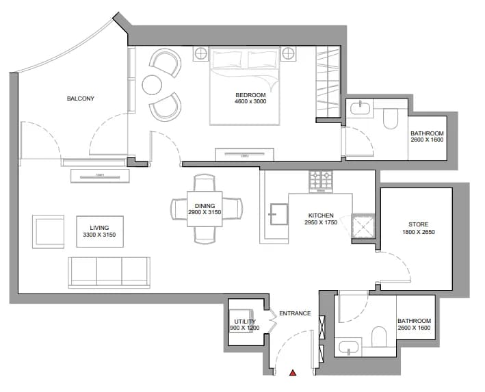 Skyvue Stellar 1.5 Bedroom