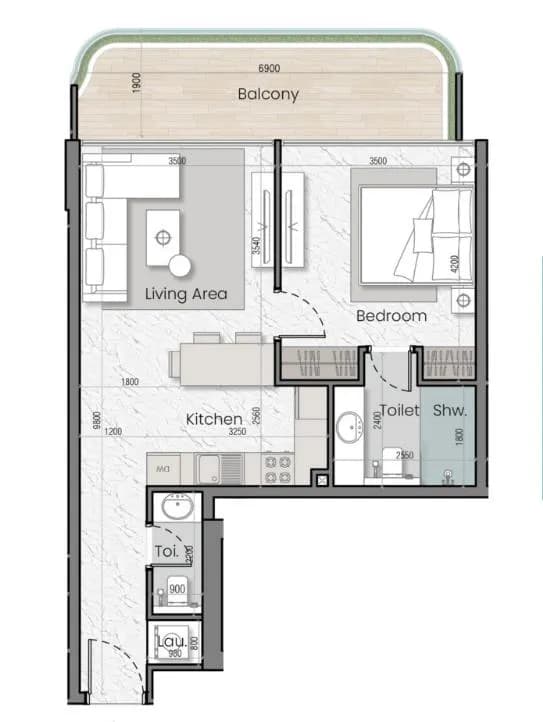 I'Sola Bella 1 Bedroom