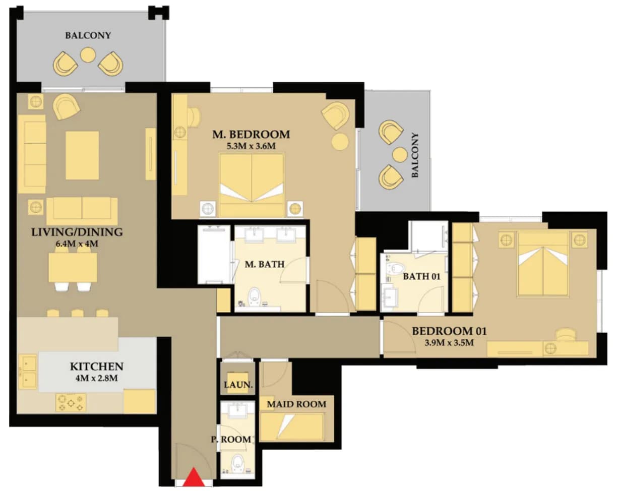 Riva Residence 2 Bedroom