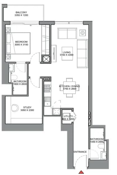 350 Riverside Crescent 1 Bedroom