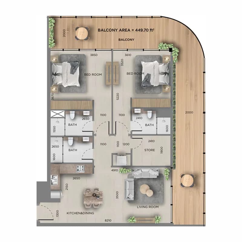 368 Park Ln. 2 Bedroom