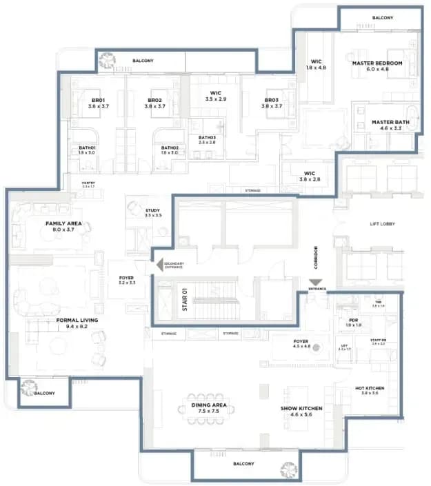 Serenia District West Residence 4 Bedroom
