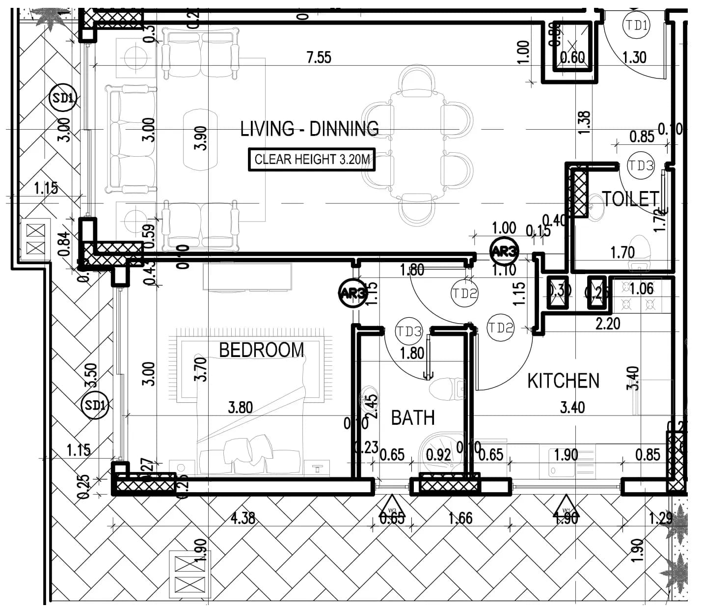 Dugasta Warsan (Jneibi) 1 Bedroom