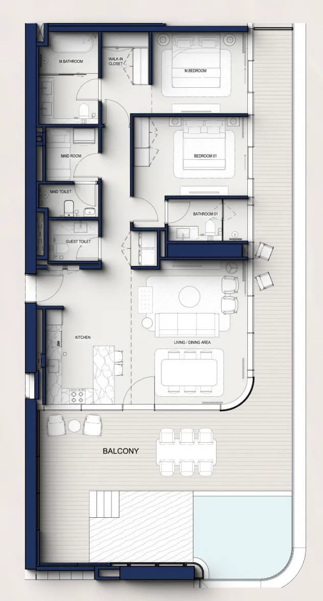 Hilton Residences 2 Bedroom