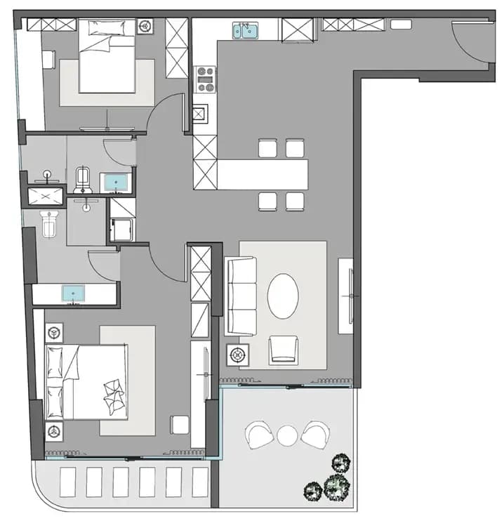 Dreamlife Residences 2 Bedroom