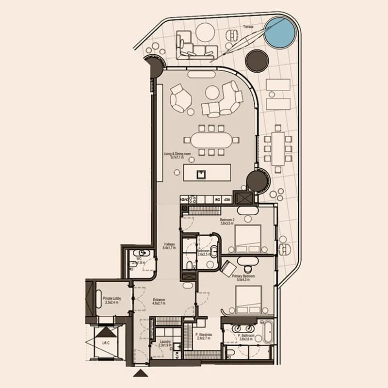 Eywa Way of Water 2 Bedroom