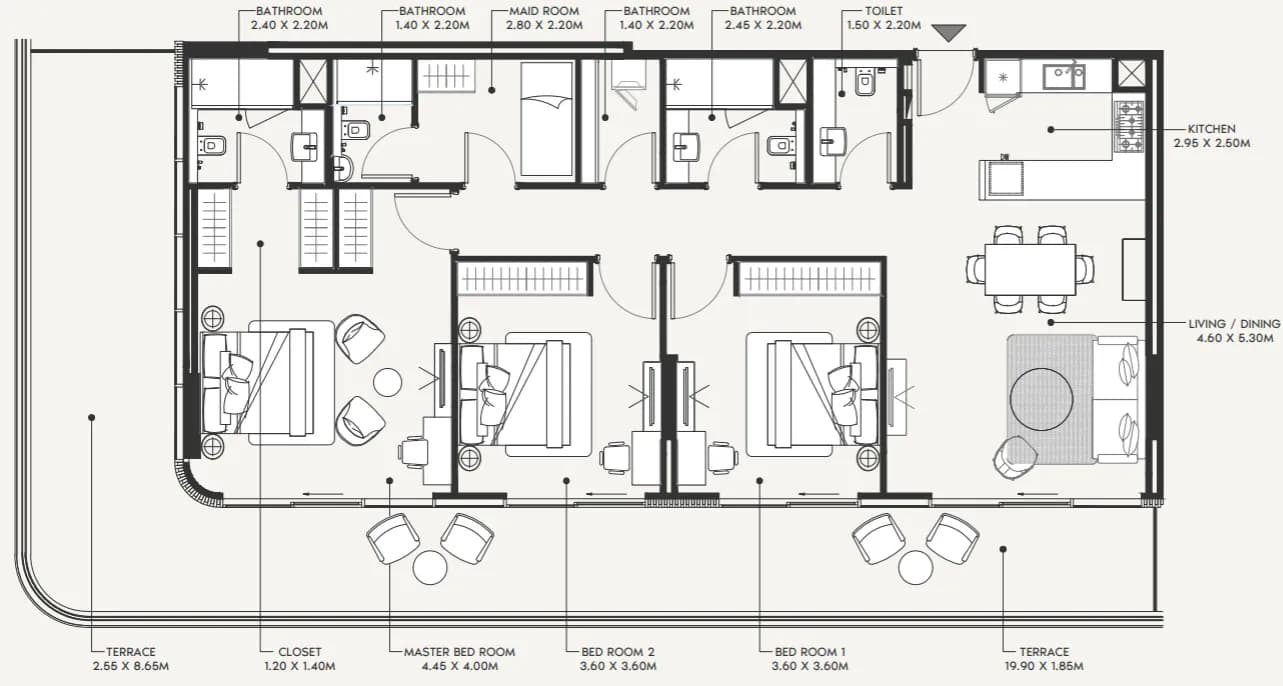 Azizi Amir 3 Bedroom