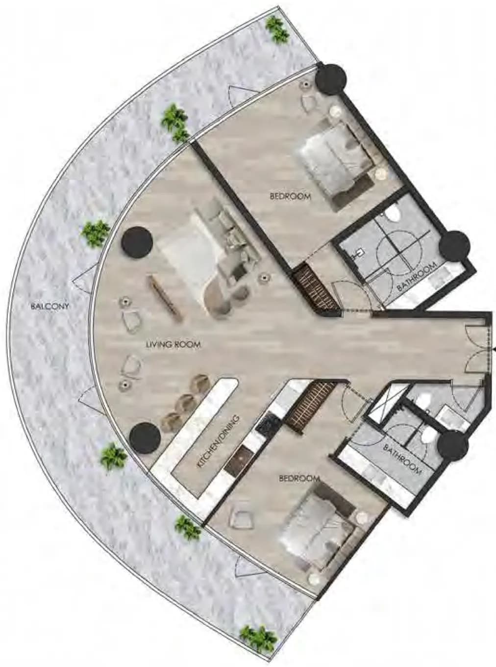 The Beach Residence 2 Bedroom