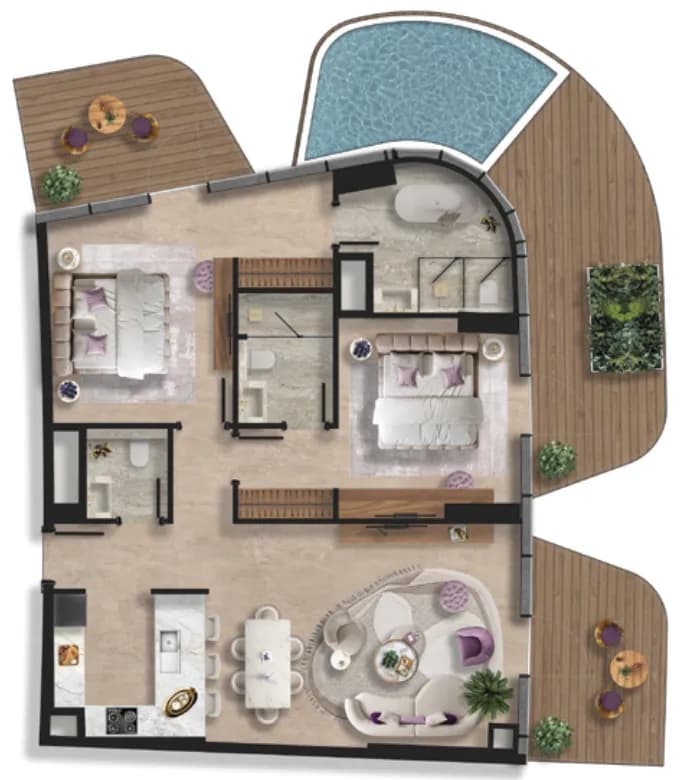 Taj Wellington Mews 2 Bedroom