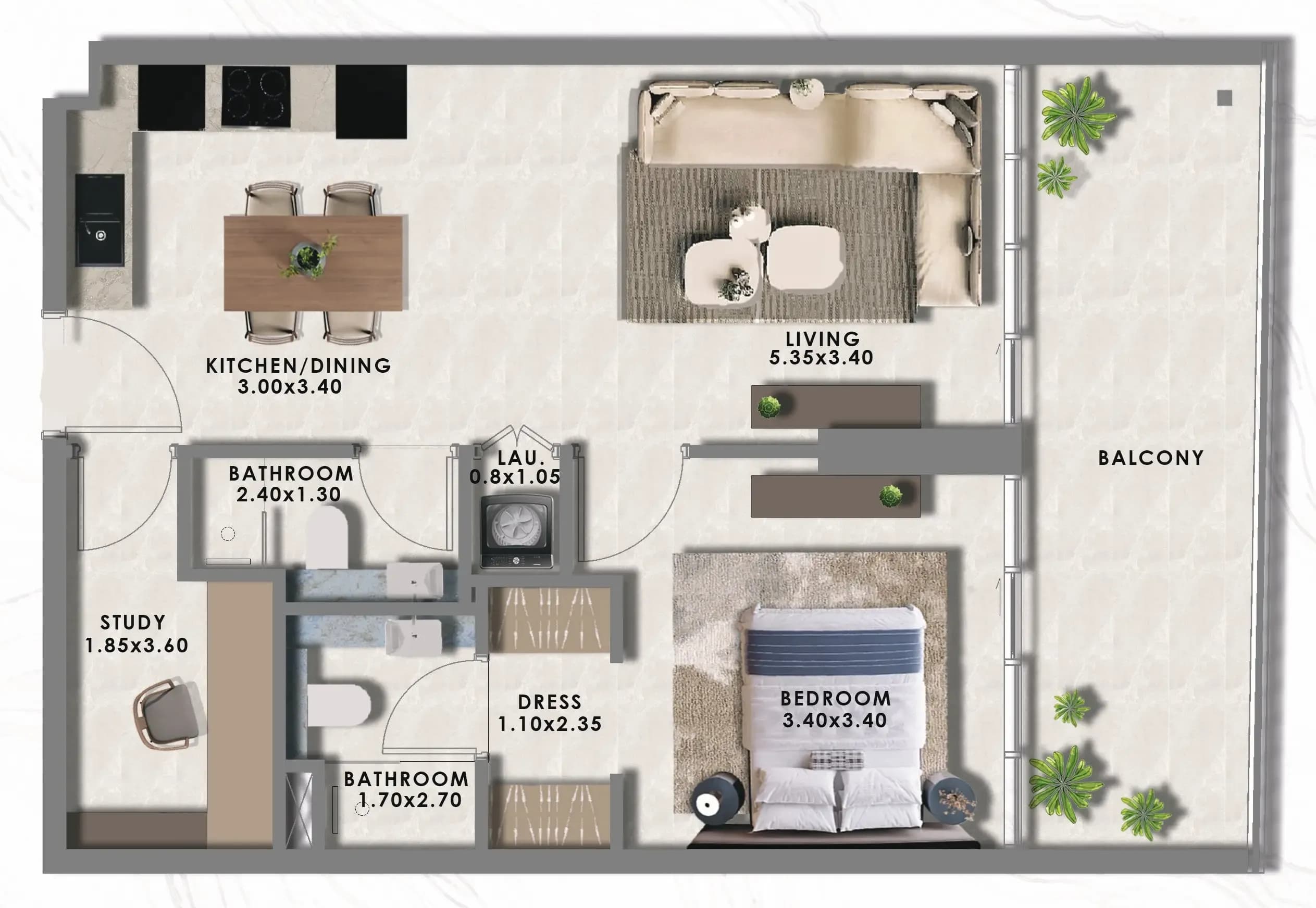 Floarea Lakes 1 Bedroom