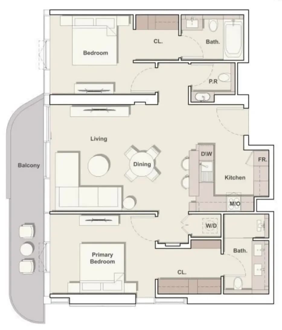 Portside Square 2 Bedroom