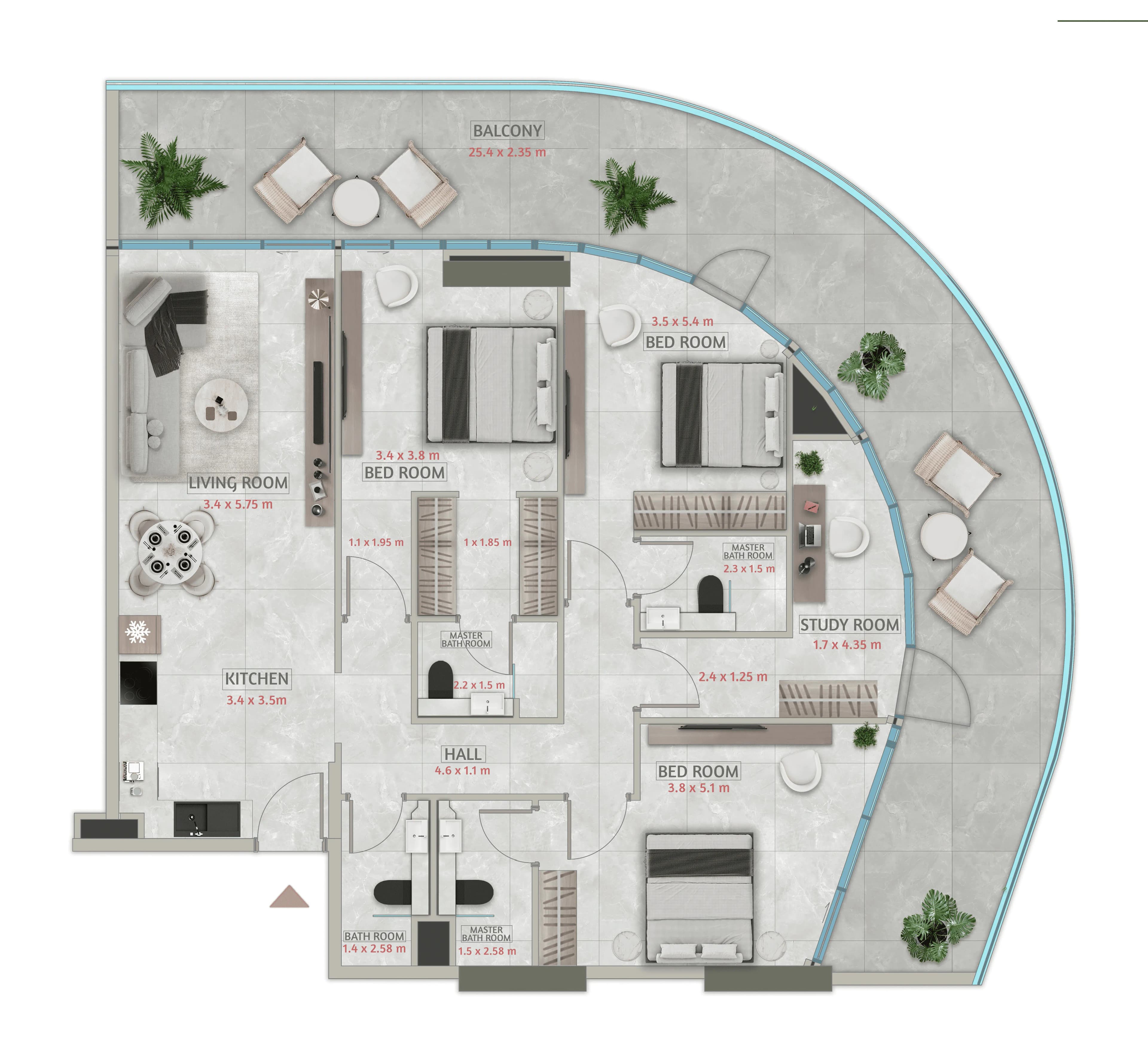 Sakura Gardens 3 Bedroom