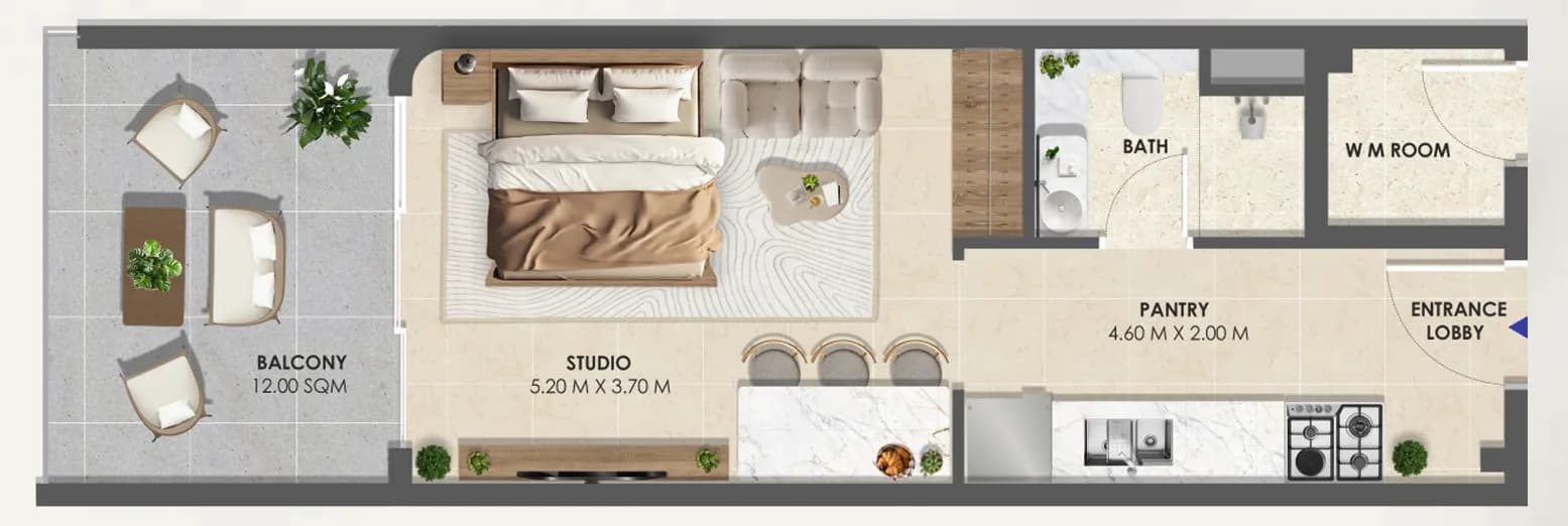 Vivida Residences 0 Bedroom
