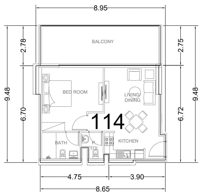 AG Ark 1 Bedroom