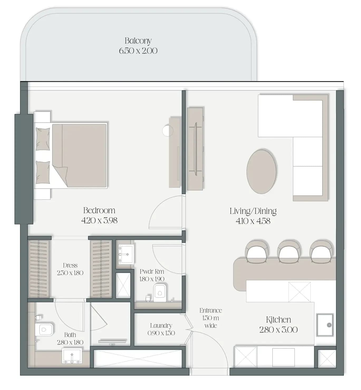 The Caden by Prescott 1 Bedroom