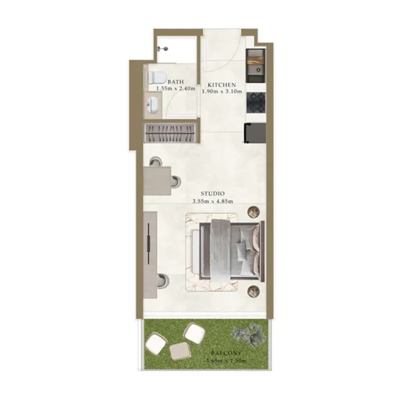 Ryze Residences by AUM Development 0 Bedroom