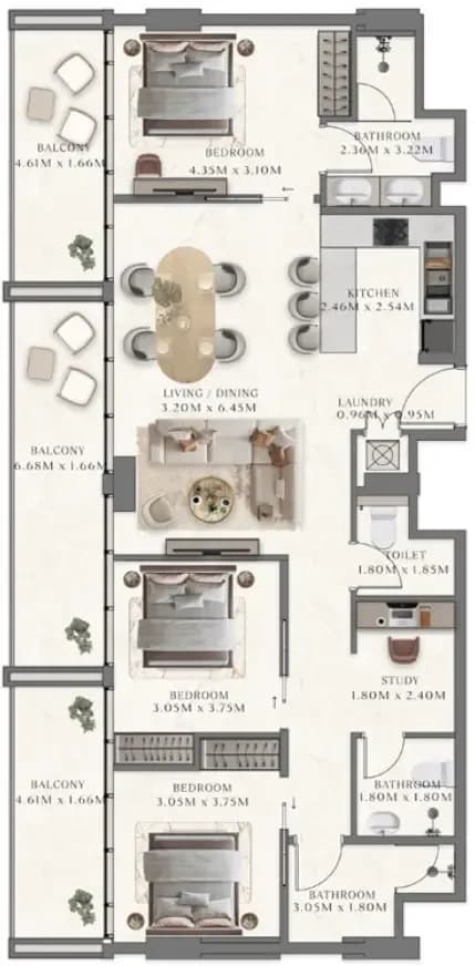 The Collection at Taiyo 3 Bedroom