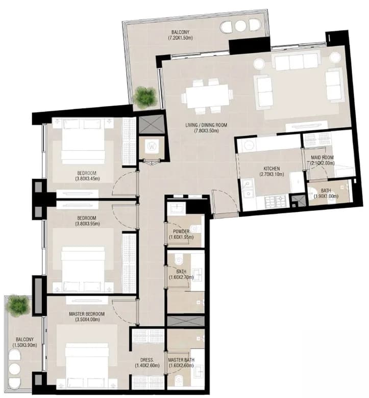 Camden 3 Bedroom