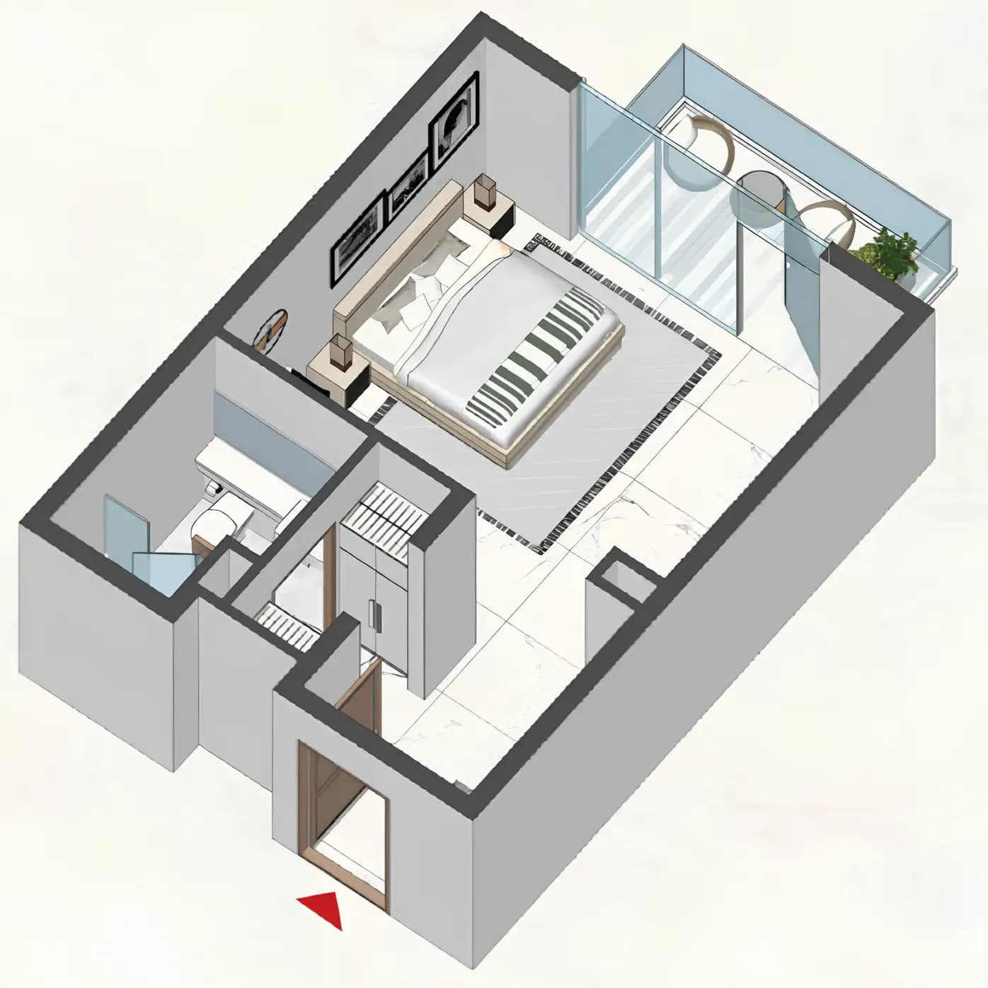 Roof Comfort 0 Bedroom
