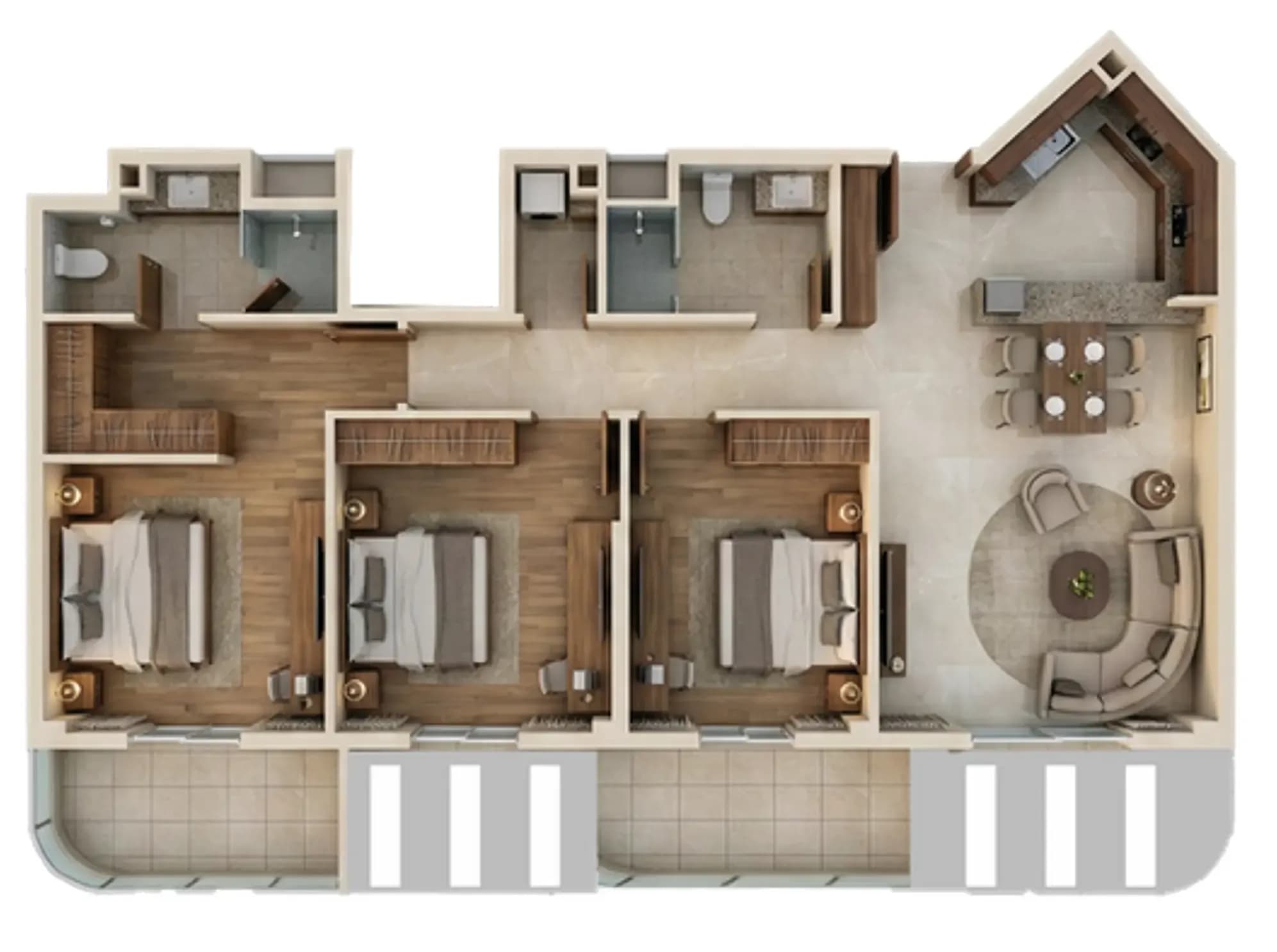 Dreamlife Residences 3 Bedroom