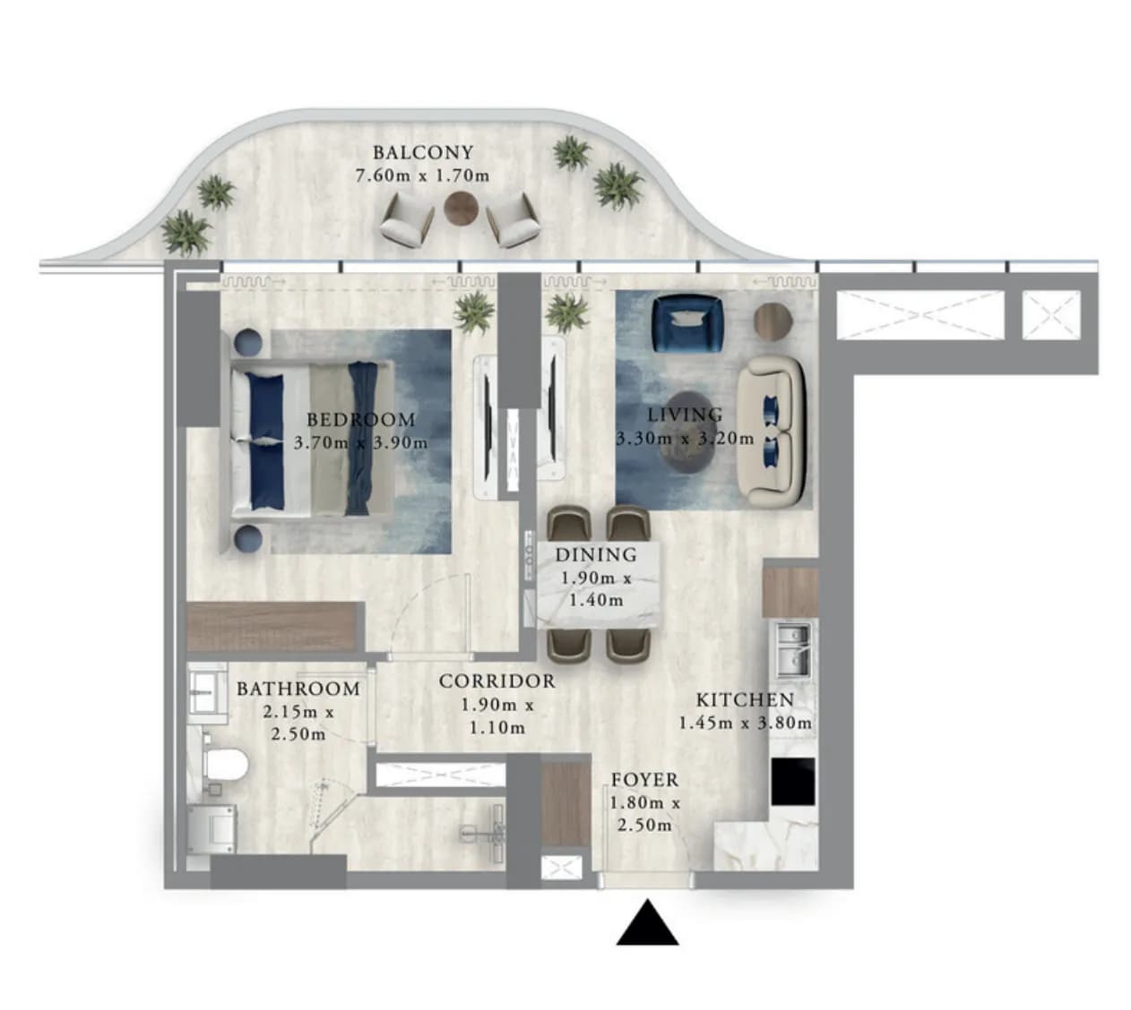 Royal Yacht Club Residence 1 Bedroom