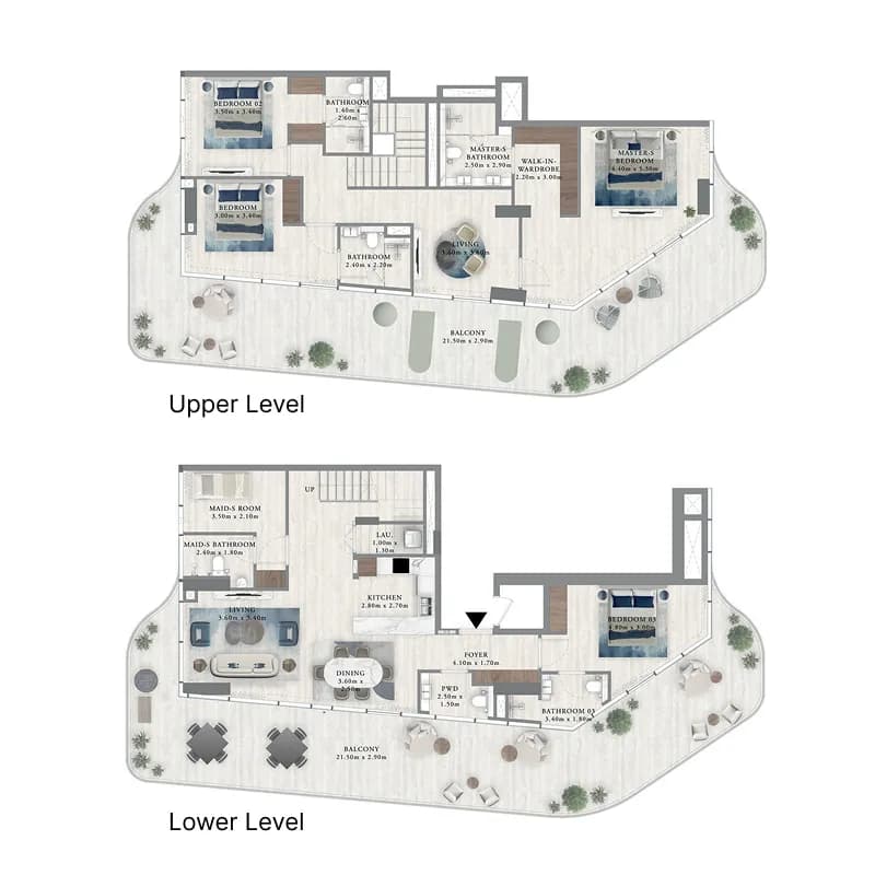 Royal Yacht Club Residence 4.5 Bedroom